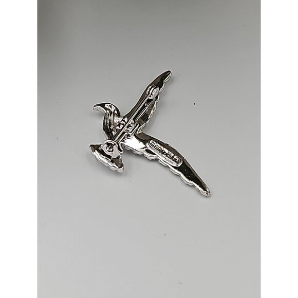 Vintage Gerrys Silvertone Brooch Bird In Flight - Picture 2 of 3